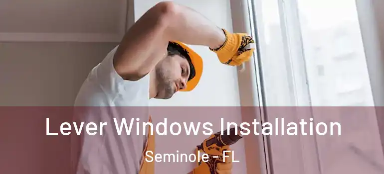  Lever Windows Installation Seminole - FL