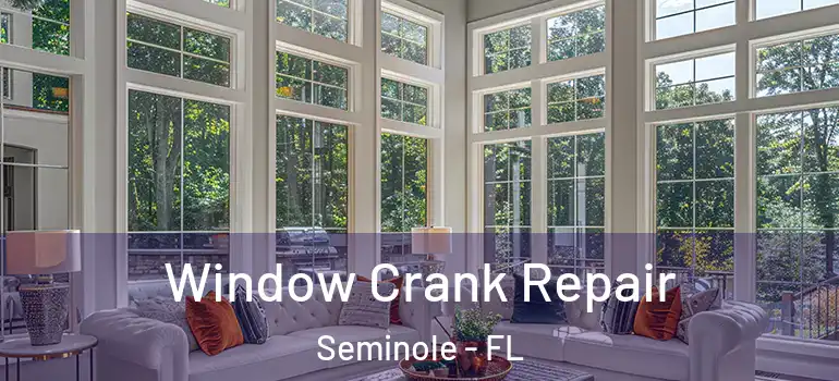  Window Crank Repair Seminole - FL